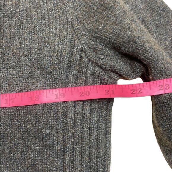 90s vintage Men’s Gap Brown Wool Knit Crewneck sweater Large - Picture 6 of 7